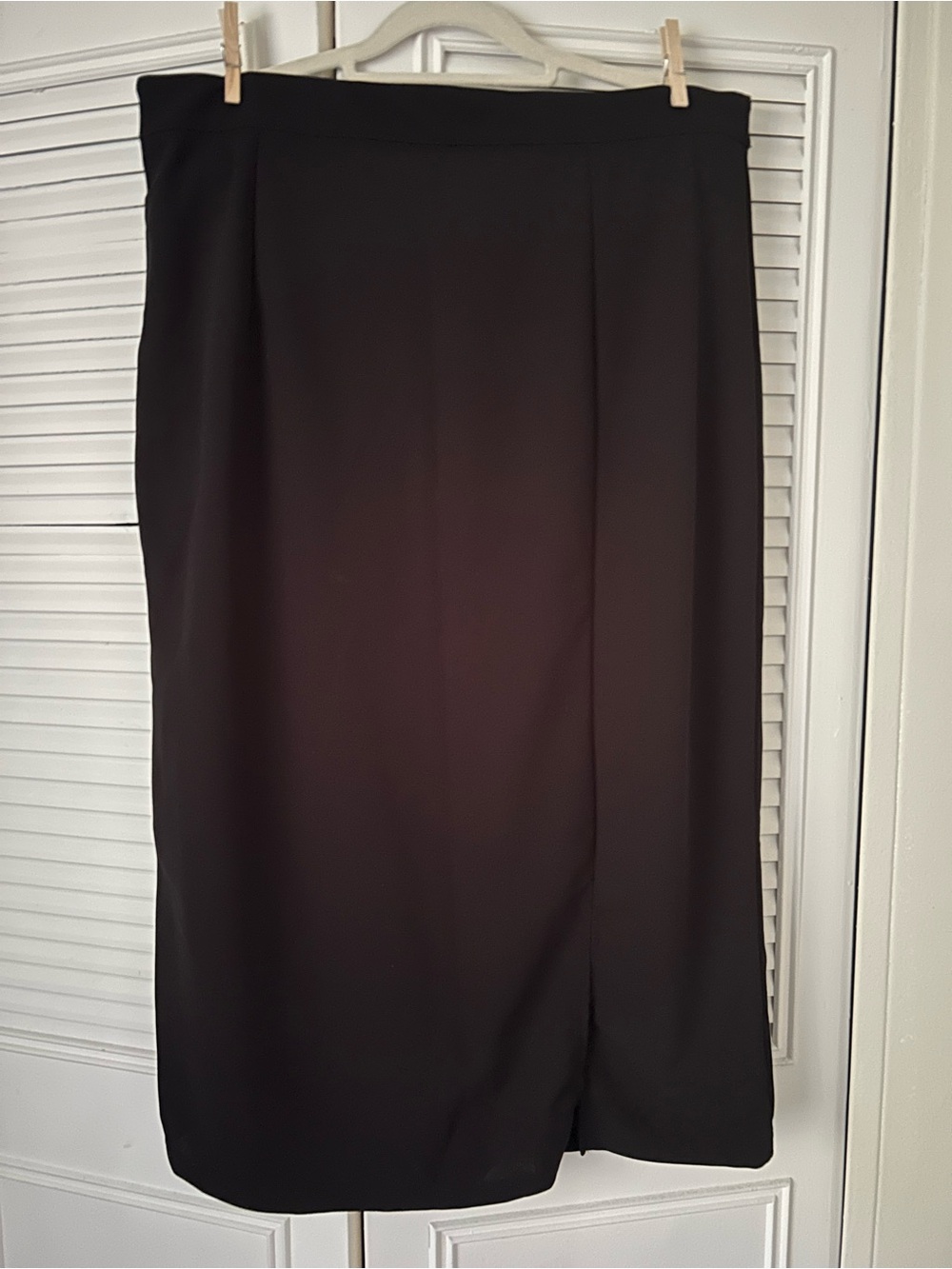 SHEIN PLUS Black Midi Pencil Skirt